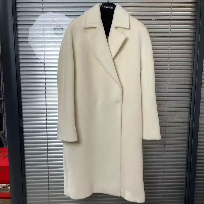 Max Mara Max Mara Studio Alpaca Coat Size L / US 10 / IT 46 - 1 Thumbnail