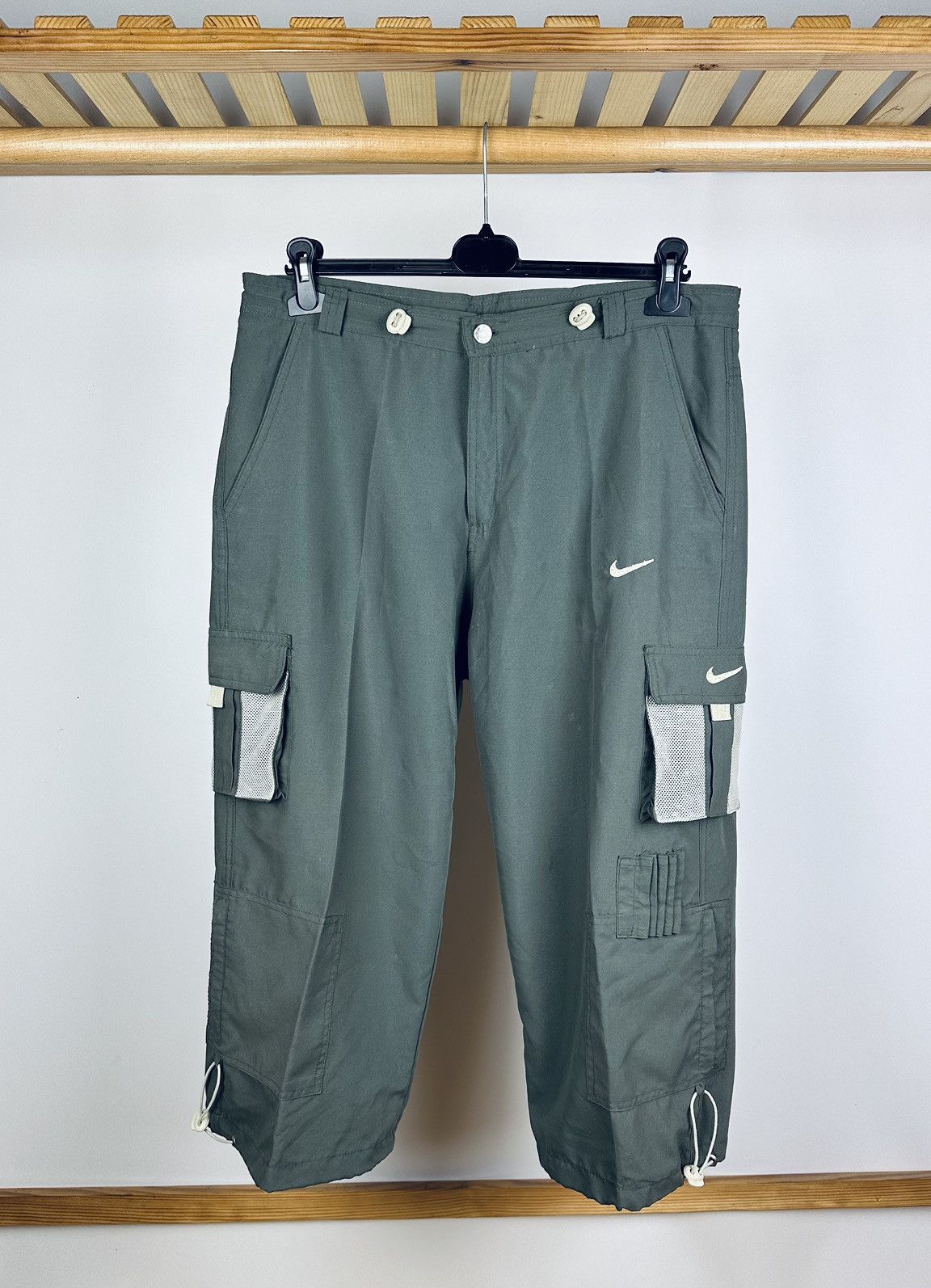 Nike × Vintage Vintage Nike Bridges Y2K Shorts Size US 34 / EU 50 - 1 Thumbnail