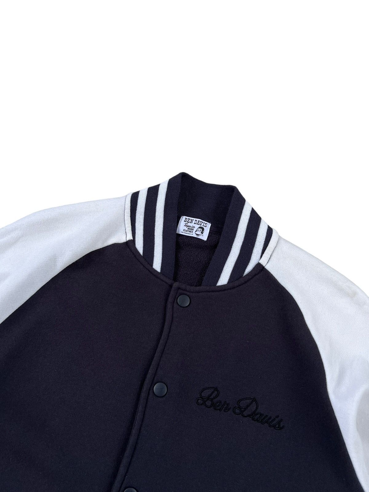 Ben Davis Ben Davis Snap Button Cotton Varsity Jacket Size US L / EU 52-54 / 3 - 3 Thumbnail