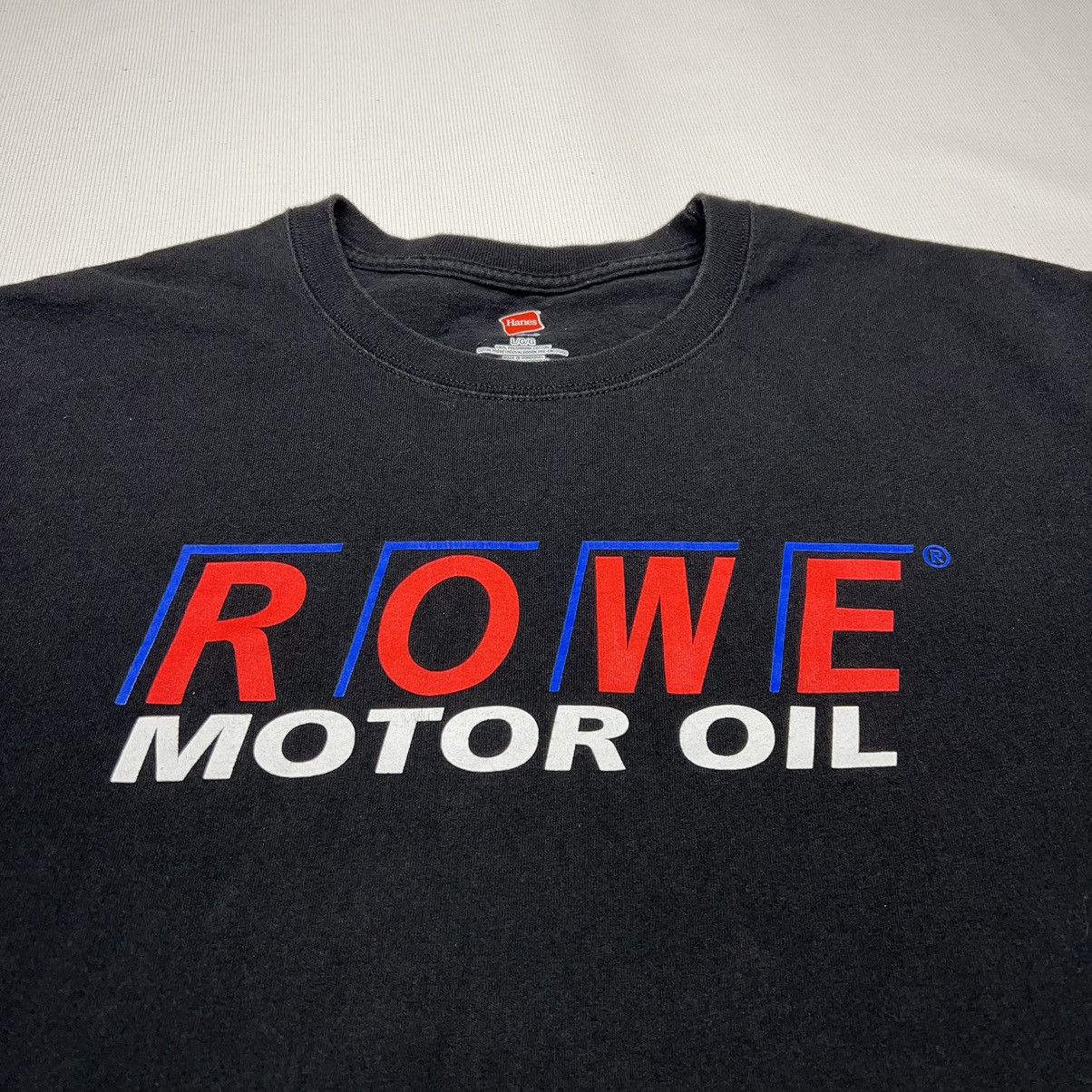 Other Rowe Motor Oil Tee Shirt Black Car Auto Euro German Racing Size US L / EU 52-54 / 3 - 2 Thumbnail