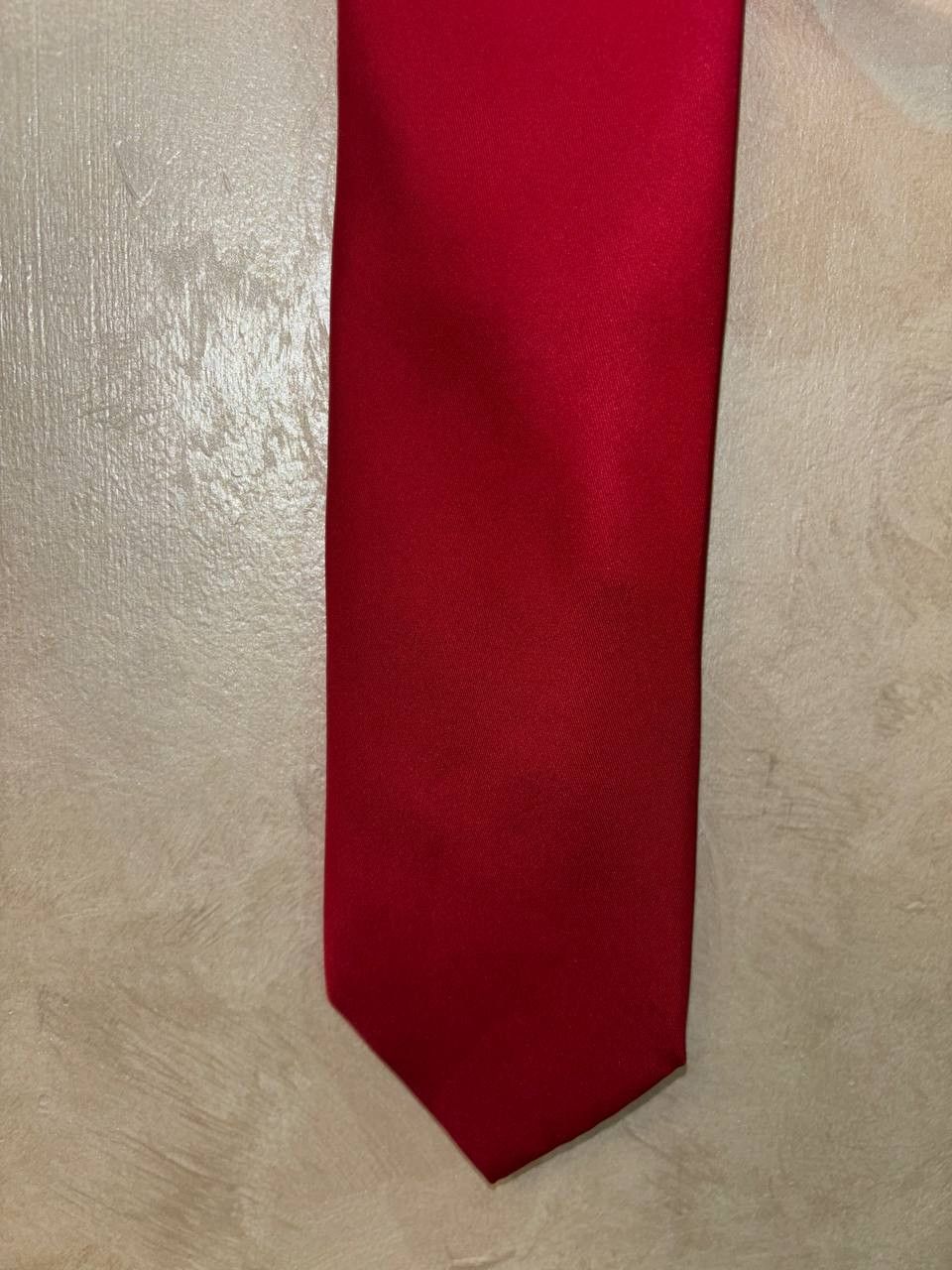 Vintage FRANGI Vintage men's tie red, 100% silk, made in Italy Size ONE SIZE - 10 Thumbnail