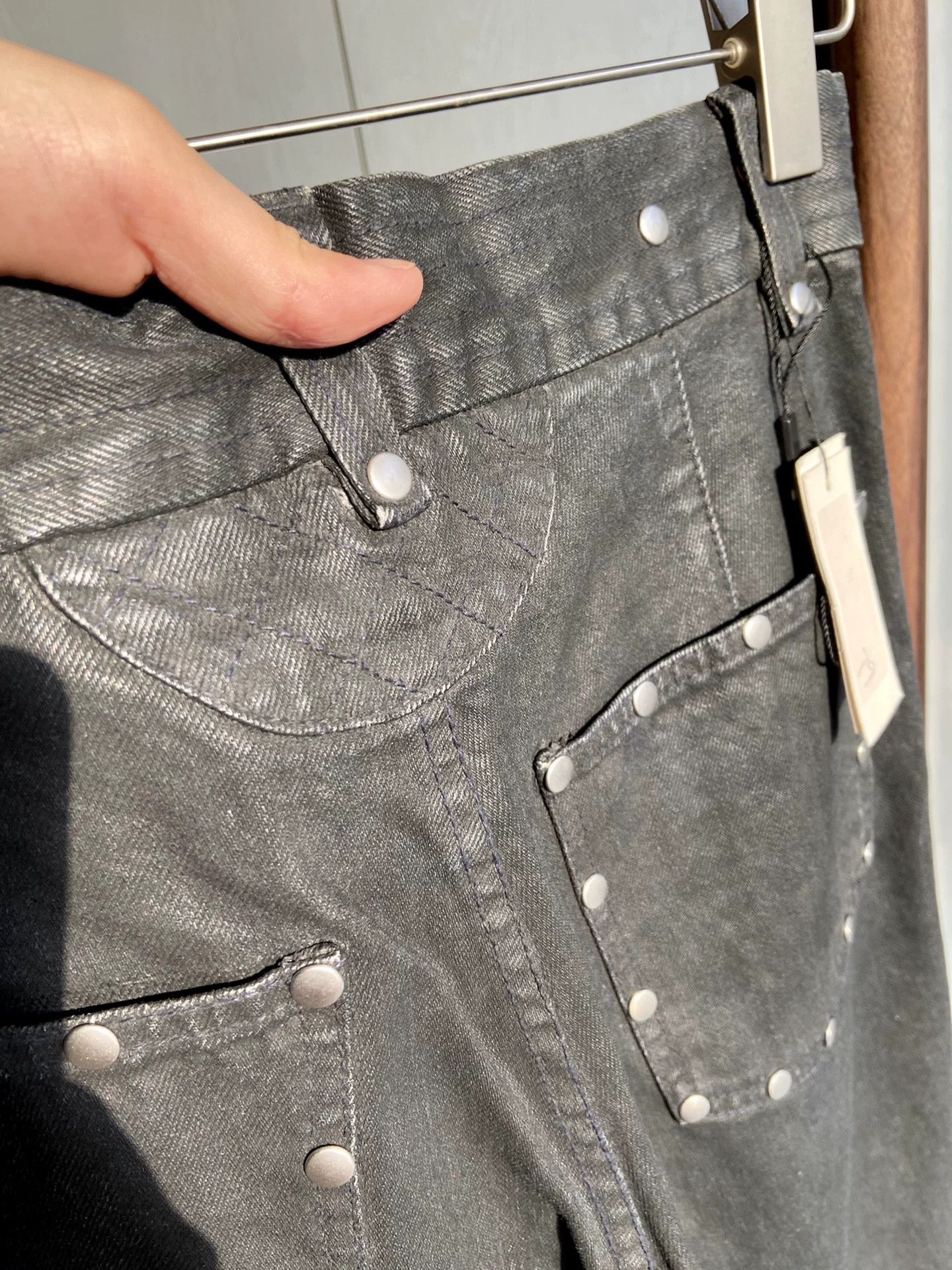 Dries Van Noten DVN Men's Heavyweight Jeans 46 (Unisex) New Tagged Size US 30 / EU 46 - 7 Thumbnail
