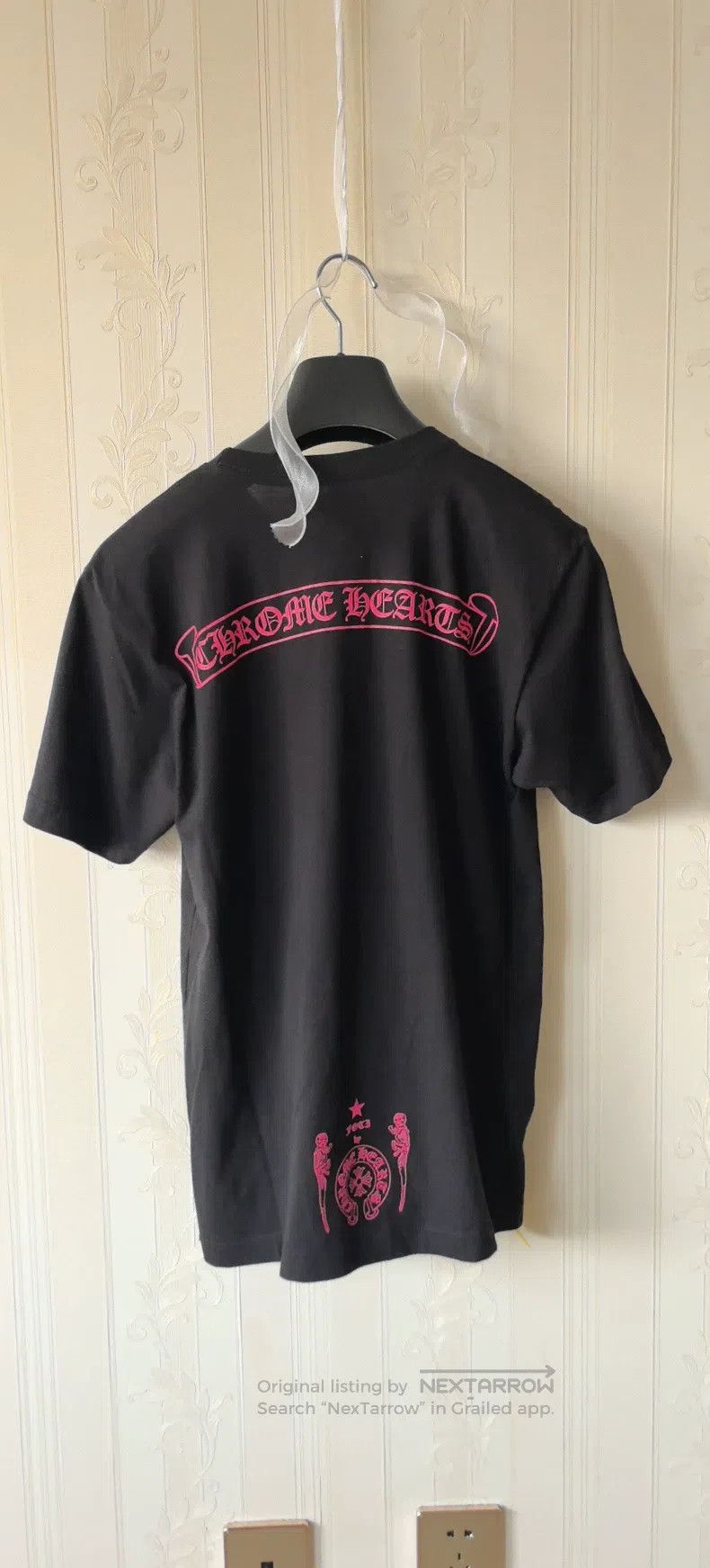 Chrome Hearts CHROME HEARTS Size L Croce Heart Black Pink Foti Skull Prin Size US L / EU 52-54 / 3 - 5 Thumbnail