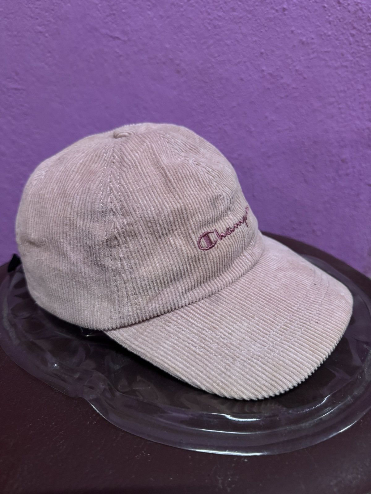 Champion Champion Corduroy Strapback Cap Hat One Size Size ONE SIZE - 3 Thumbnail