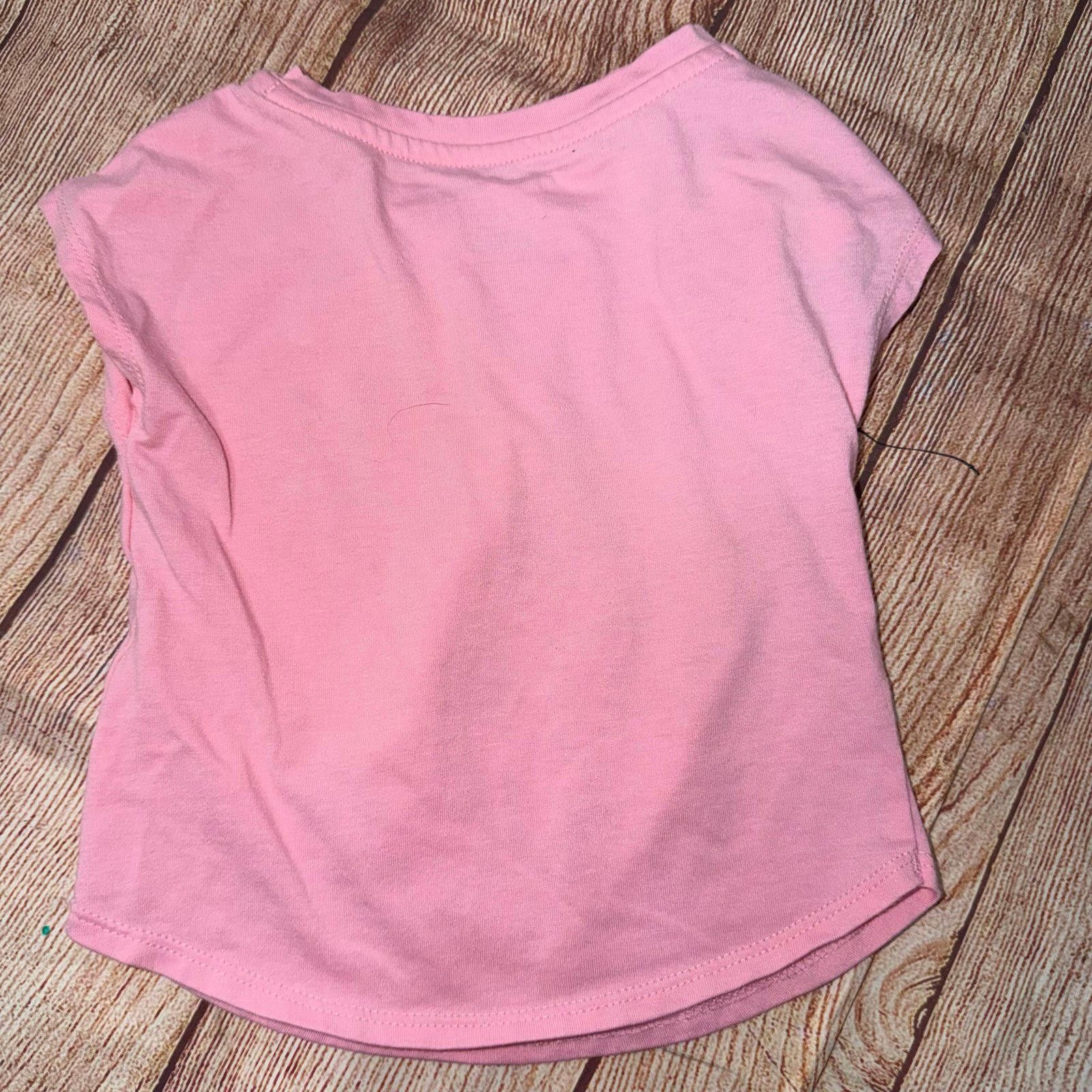 Nike Nike Kids Just Do It Pink Girls 2T T-Shirt Size ONE SIZE - 5 Thumbnail