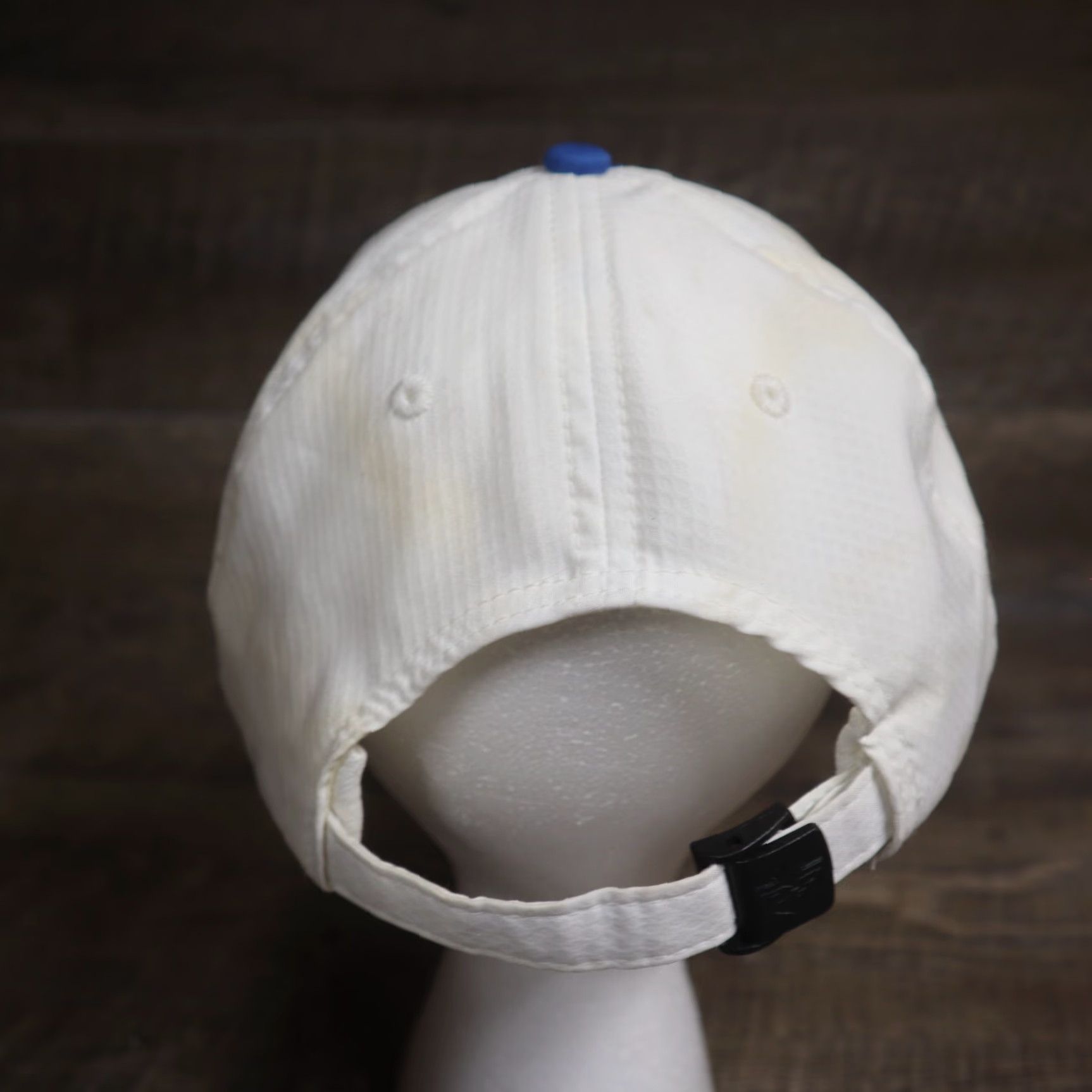 Vintage Puerto Cancun Blue White Adult Adjustable Hat Baseball Cap Size ONE SIZE - 4 Thumbnail