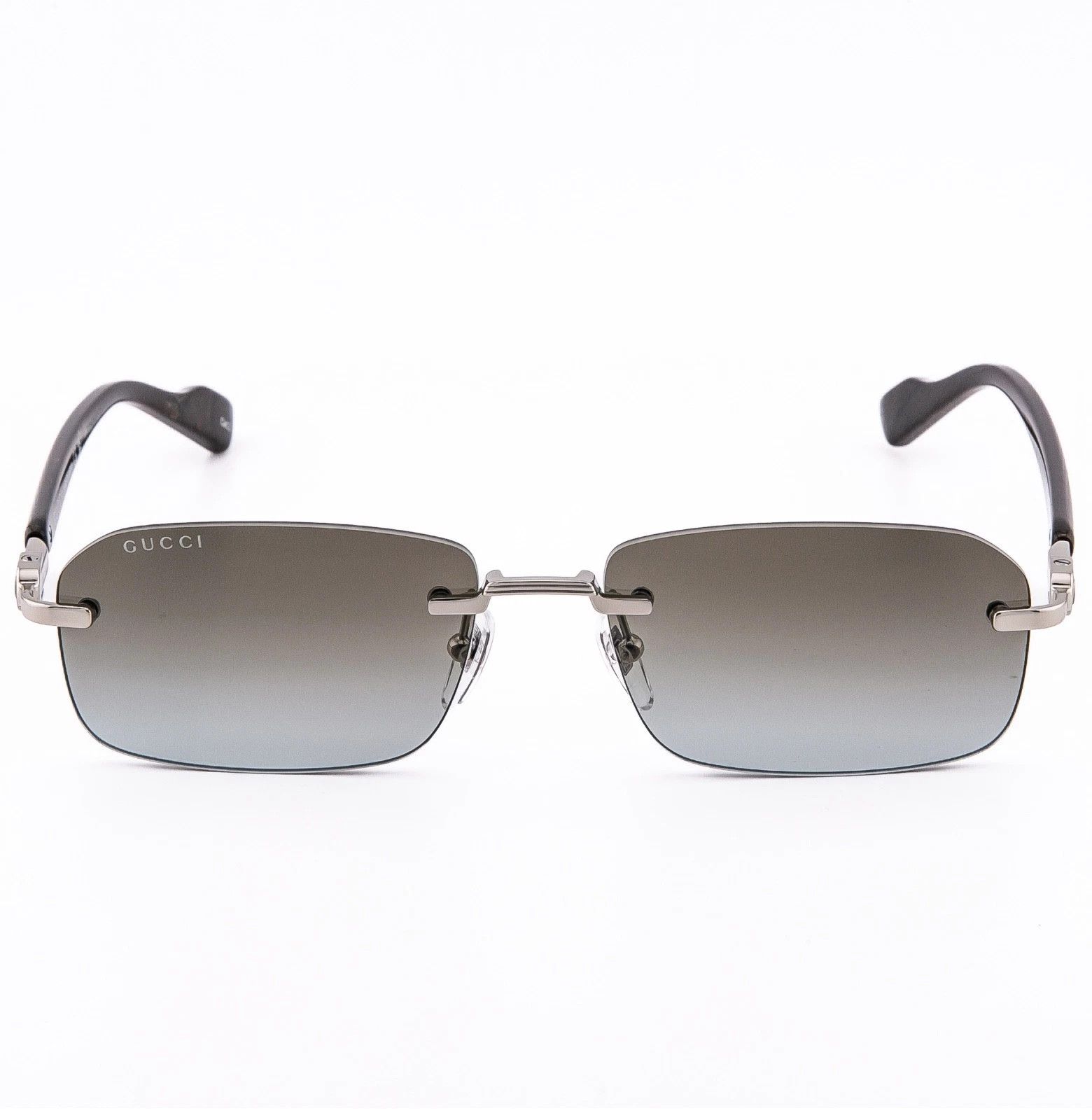 Gucci GUCCI GG1221S WEB Logo 1221 Silver 008 Narrow Sunglasses Size ONE SIZE - 5 Thumbnail