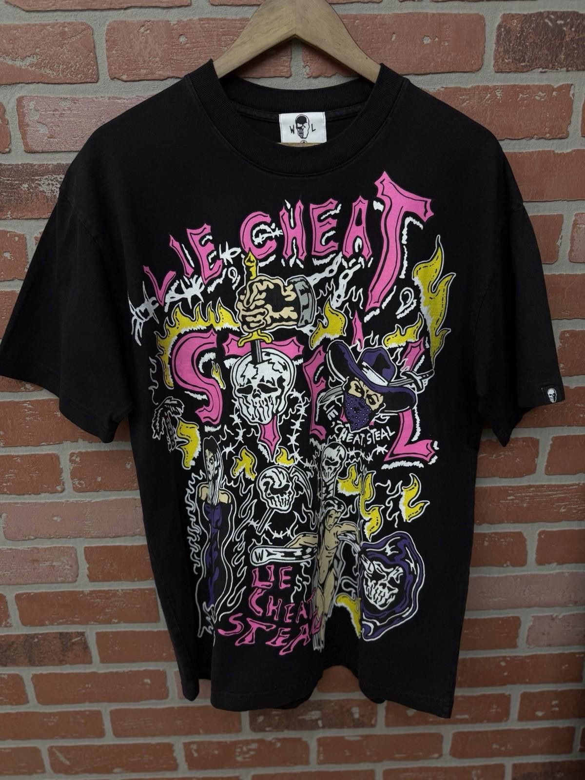 Warren Lotas Warren Lotas Black Men’s T-Shirt Pink 100% Authentic Size US M / EU 48-50 / 2 - 2 Thumbnail