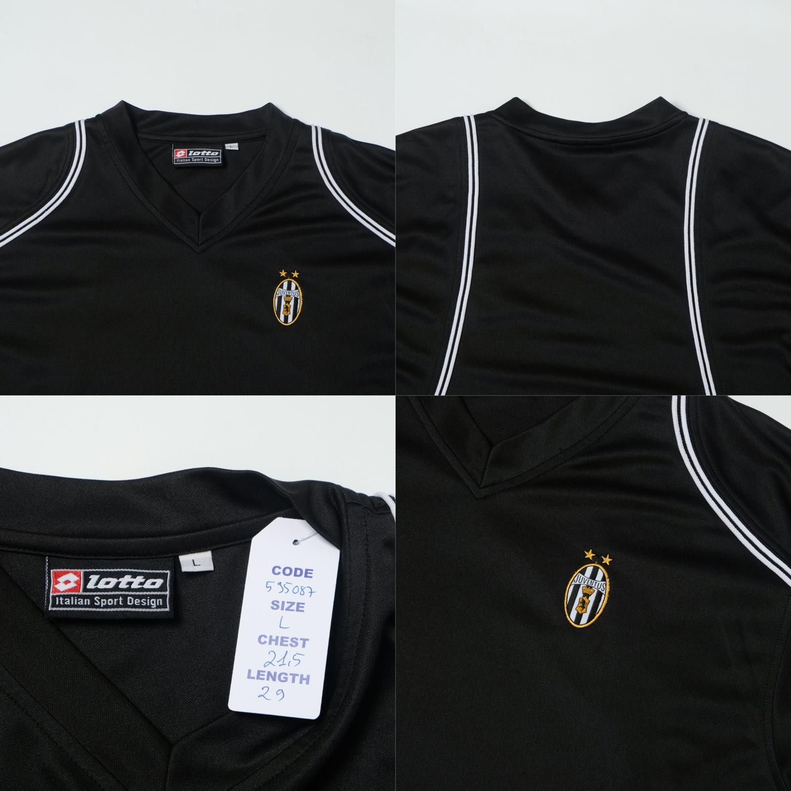 Lotto JUVENTUS トレーニングジャージ ハーフジップ 01-02 2001-02