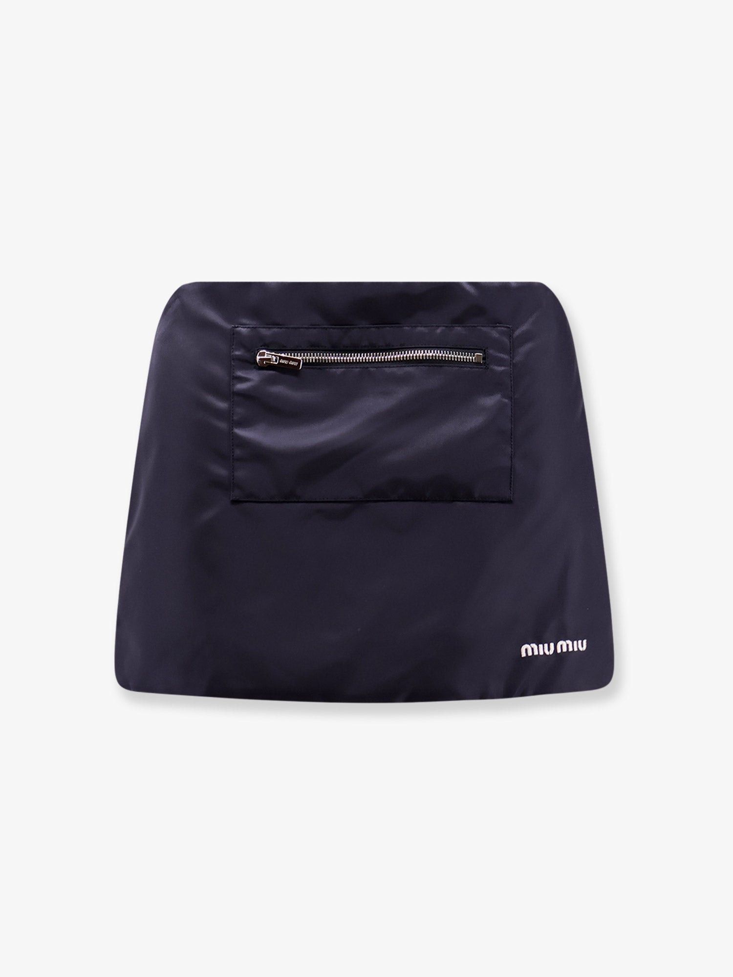 Miu Miu Recycled material mini skirt IT 42 - USA Tariffs Included Size 28" / US 6 / IT 42 - 1 Thumbnail