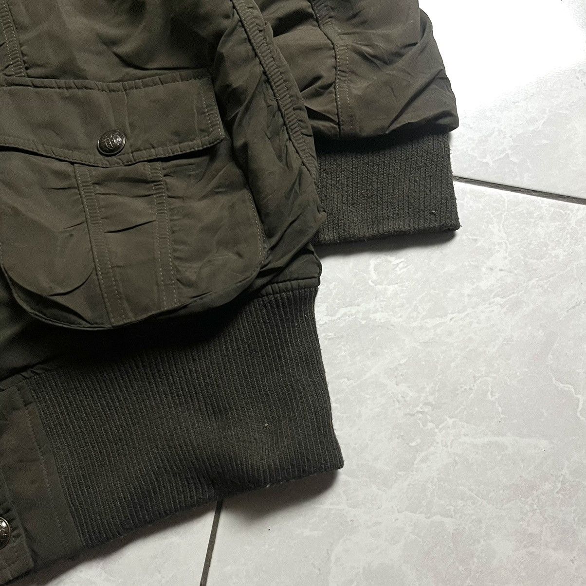 Japanese Brand 😍Unkwon fur jacket olive green style if sx ws nine lgb goa Size US L / EU 52-54 / 3 - 4 Thumbnail