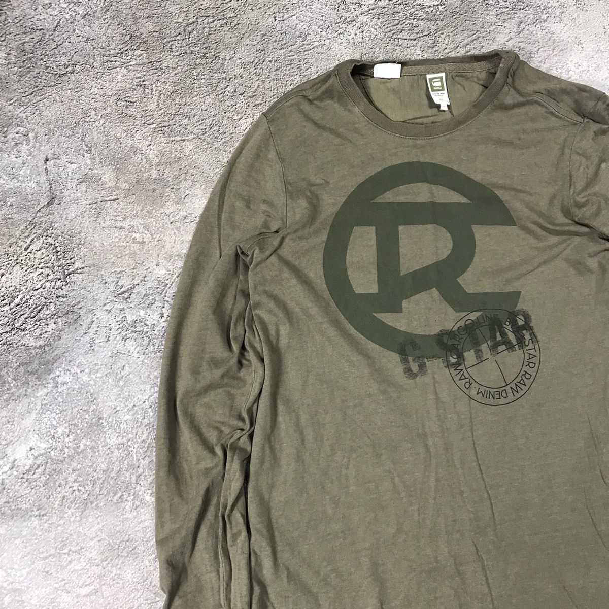 Vintage Vintage Y2K G-Star Sun Faded Graphic Longsleeve Streetwear M Size US M / EU 48-50 / 2 - 4 Thumbnail
