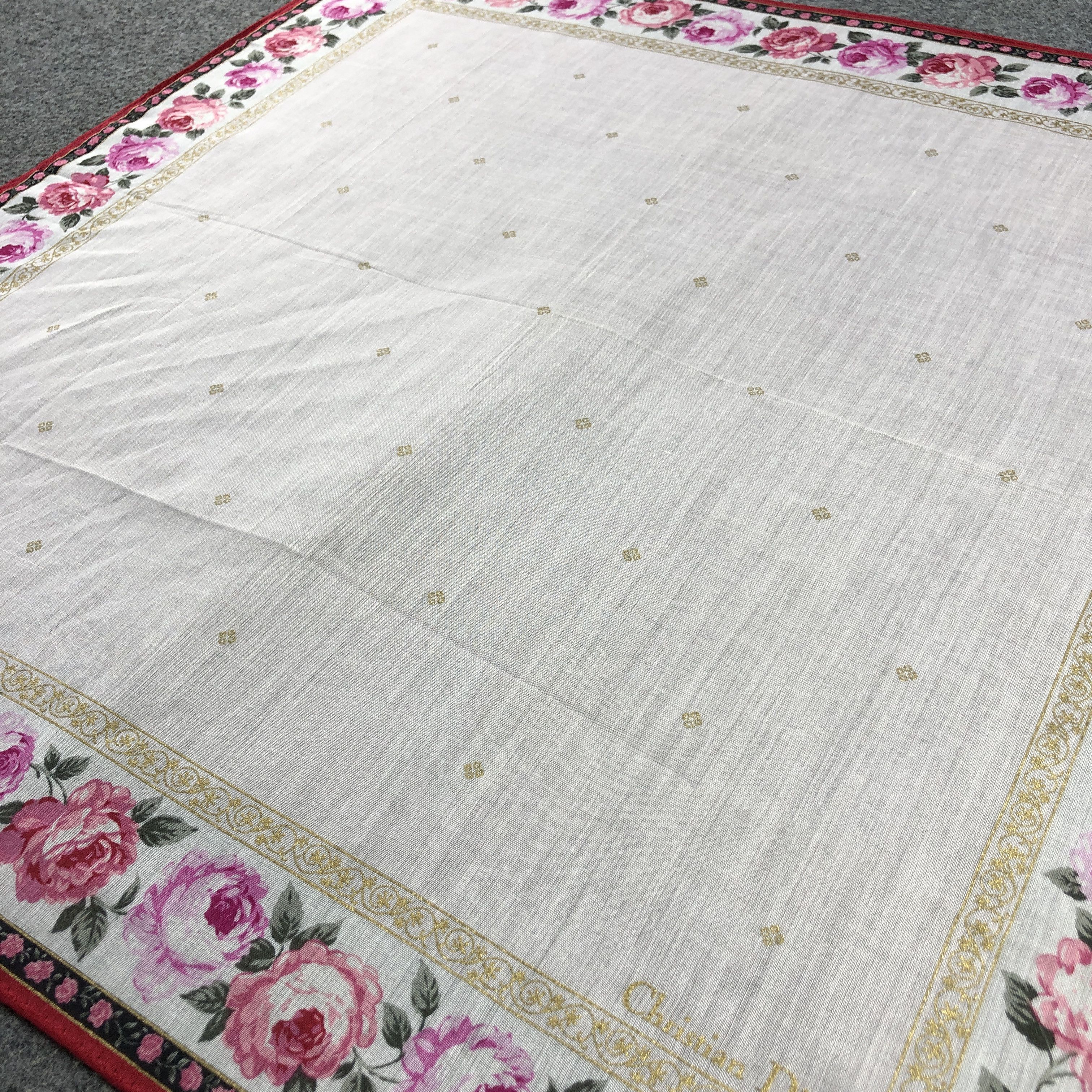 Christian Dior Monsieur Christian Dior Handkerchief Neckerchief Bandana H2668 Size ONE SIZE - 3 Thumbnail