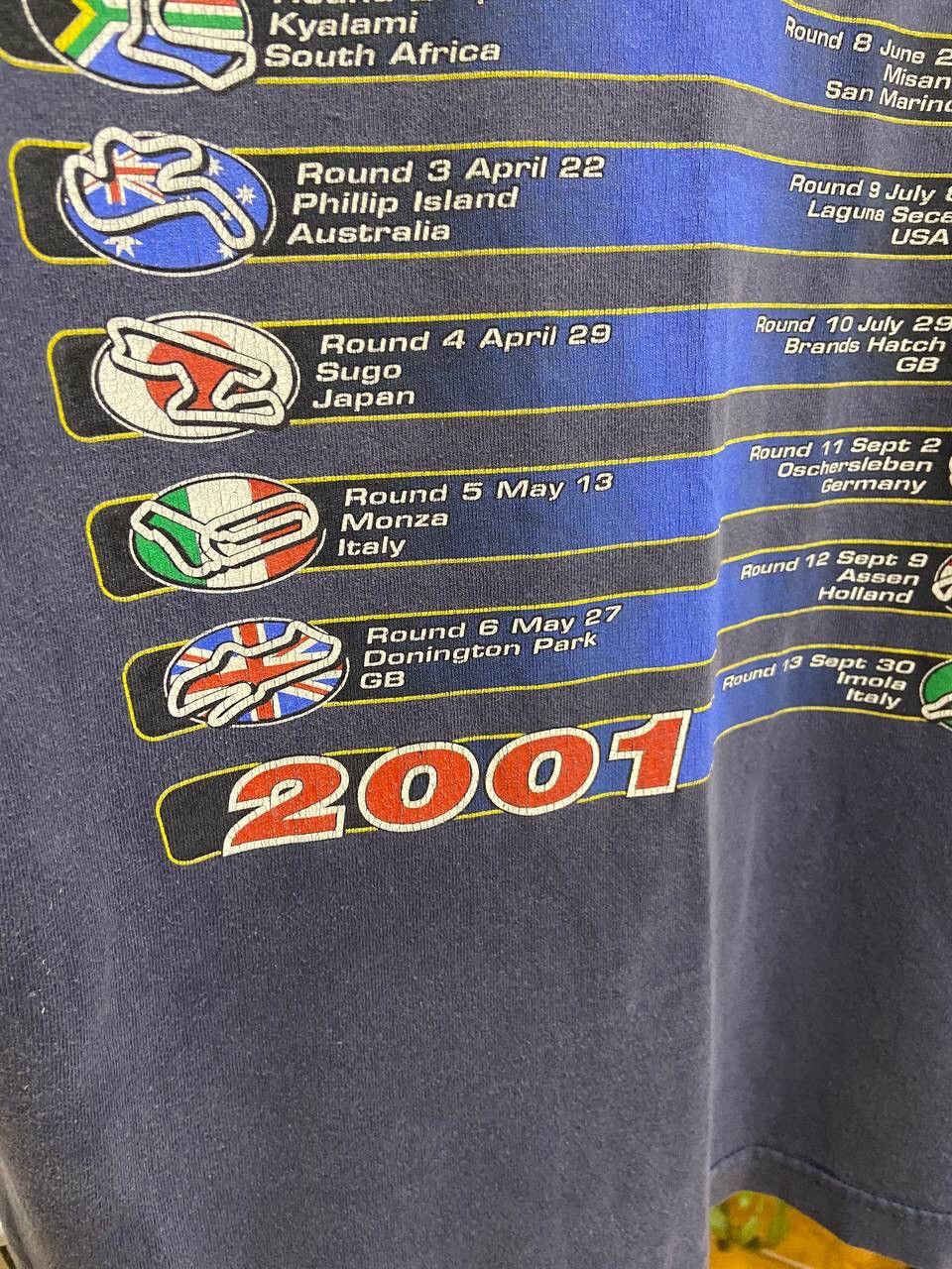 Vintage 2001 Vintage MOTO Superbike World Championship T-Shirt Size US M / EU 48-50 / 2 - 10 Thumbnail