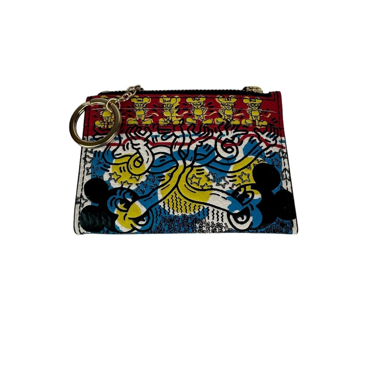 Coach Coach Disney Mickey Mouse X Keith Haring Mini Skinny Id Case Size ONE SIZE - 2 Thumbnail
