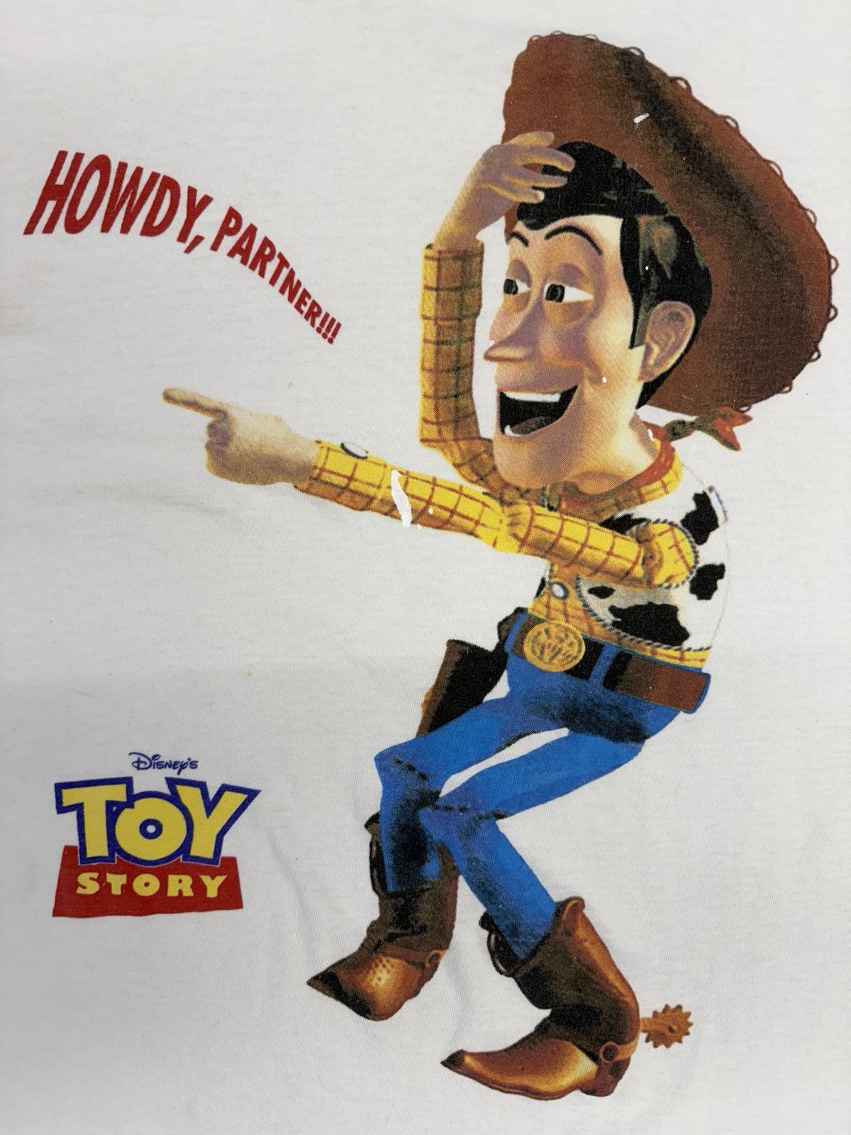 Disney × Vintage 90s Vintage Disney Stanley Desantis Toy Story Woody Solo Tee Size US XL / EU 56 / 4 - 2 Thumbnail