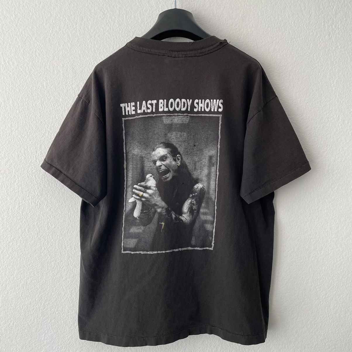 Ozzy Osbourne × Vintage Vintage 1992 Ozzy Osbourne The Last Bloody Shows T-Shirt Size US L / EU 52-54 / 3 - 2 Thumbnail