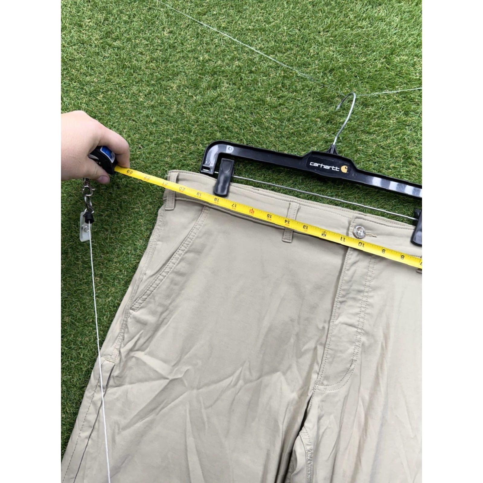 Eddie Bauer Eddie Bauer Travex Pants Mens 40x32 Horizon Guide Flex Performance Hiking Beige Size US 40 / EU 56 - 3 Thumbnail