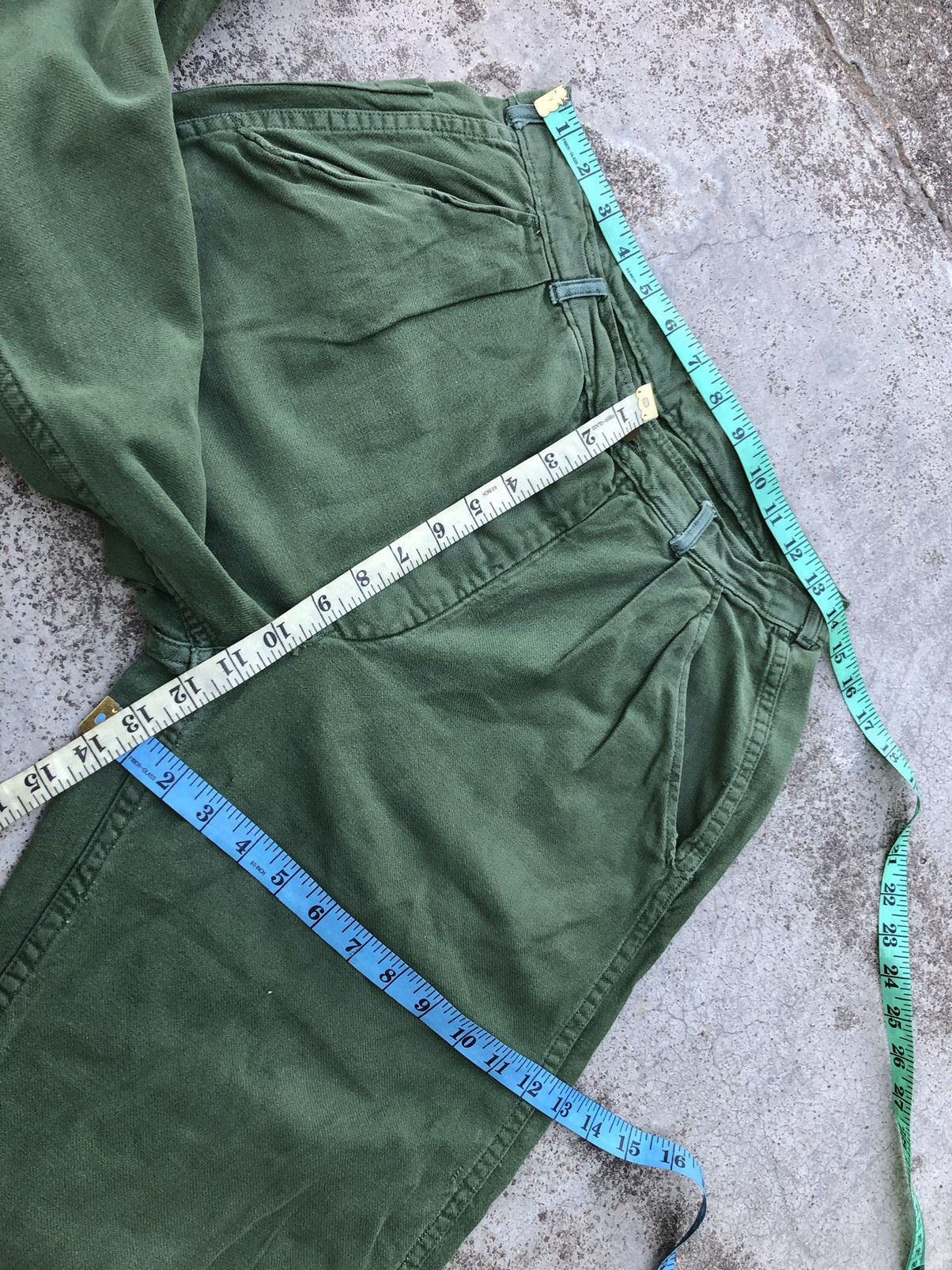 Vintage BAGGY UNKNOWN VINTAGE MILITARY PANT Size US 29 - 7 Thumbnail