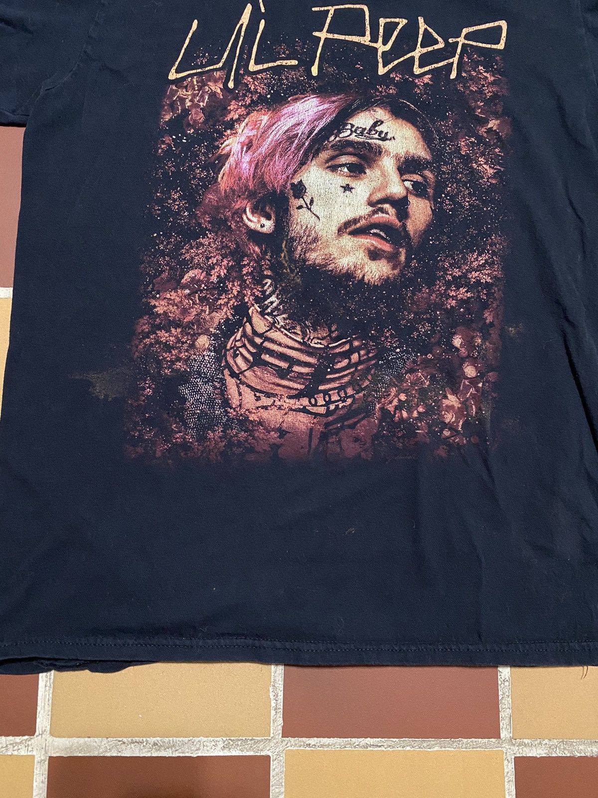 Band Tees Lil Peep RIP Shirt Size US M / EU 48-50 / 2 - 2 Thumbnail