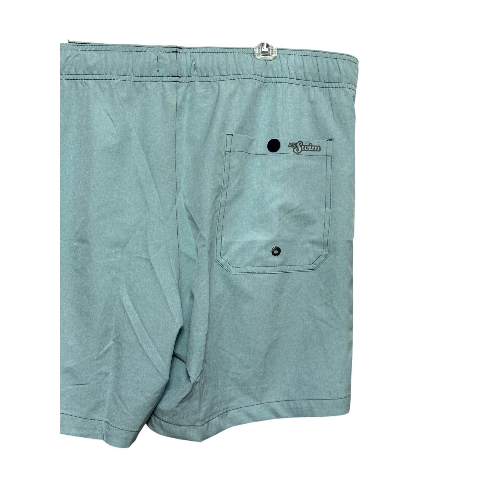 Other Mr. Swim Green Draw String Swim Trunks XXL 6.75" Inseam NWOT Size US 40 / EU 56 - 6 Thumbnail