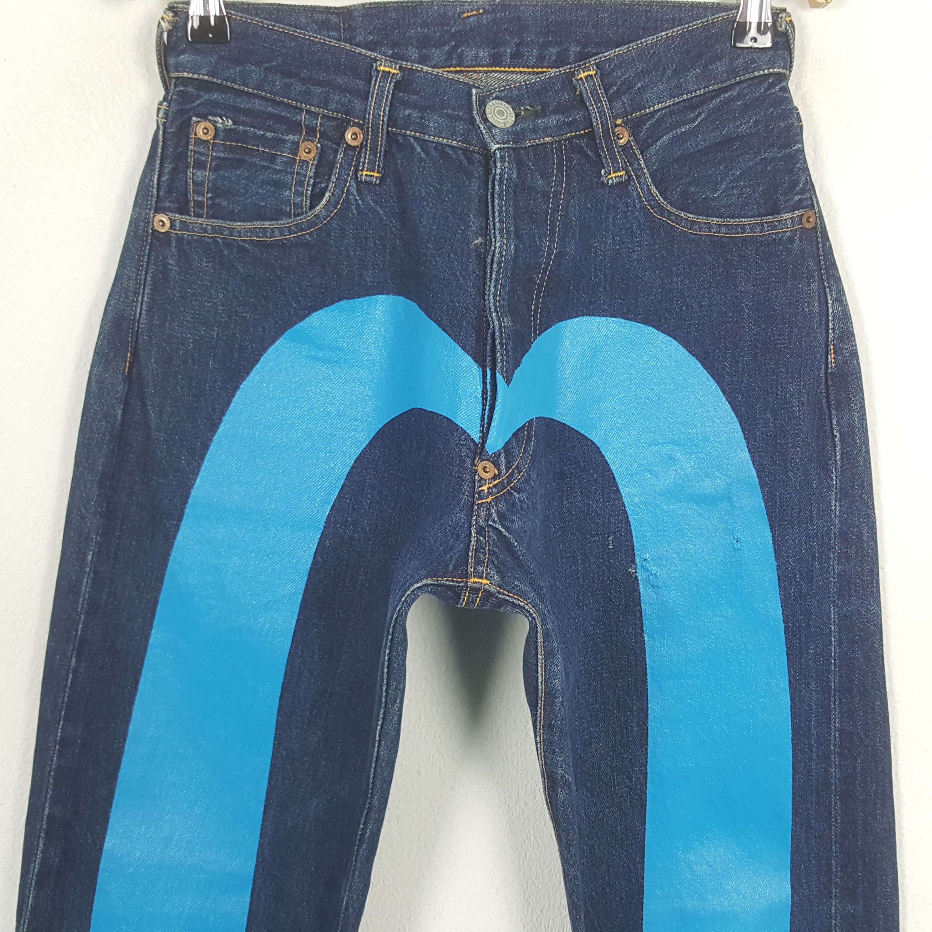 Japanese Brand Vintage Evis Japanese Brand Daicock Denim Jeans C280N24 Size 24" / US 00 / IT 34 - 2 Thumbnail