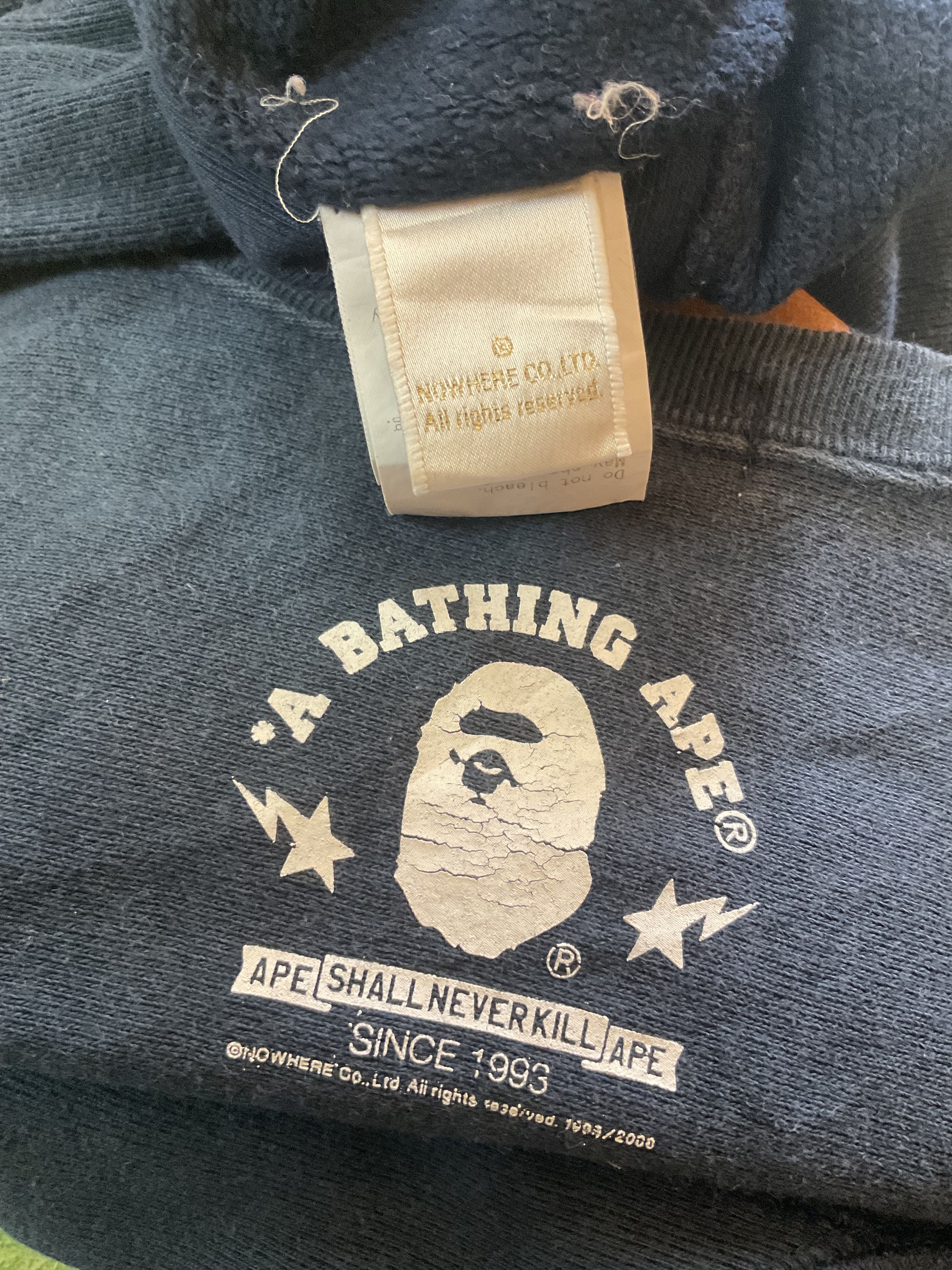 Bape Baby Milo by A Bathing Ape Pullover Sweater Vintage Bape Size US S / EU 44-46 / 1 - 7 Thumbnail