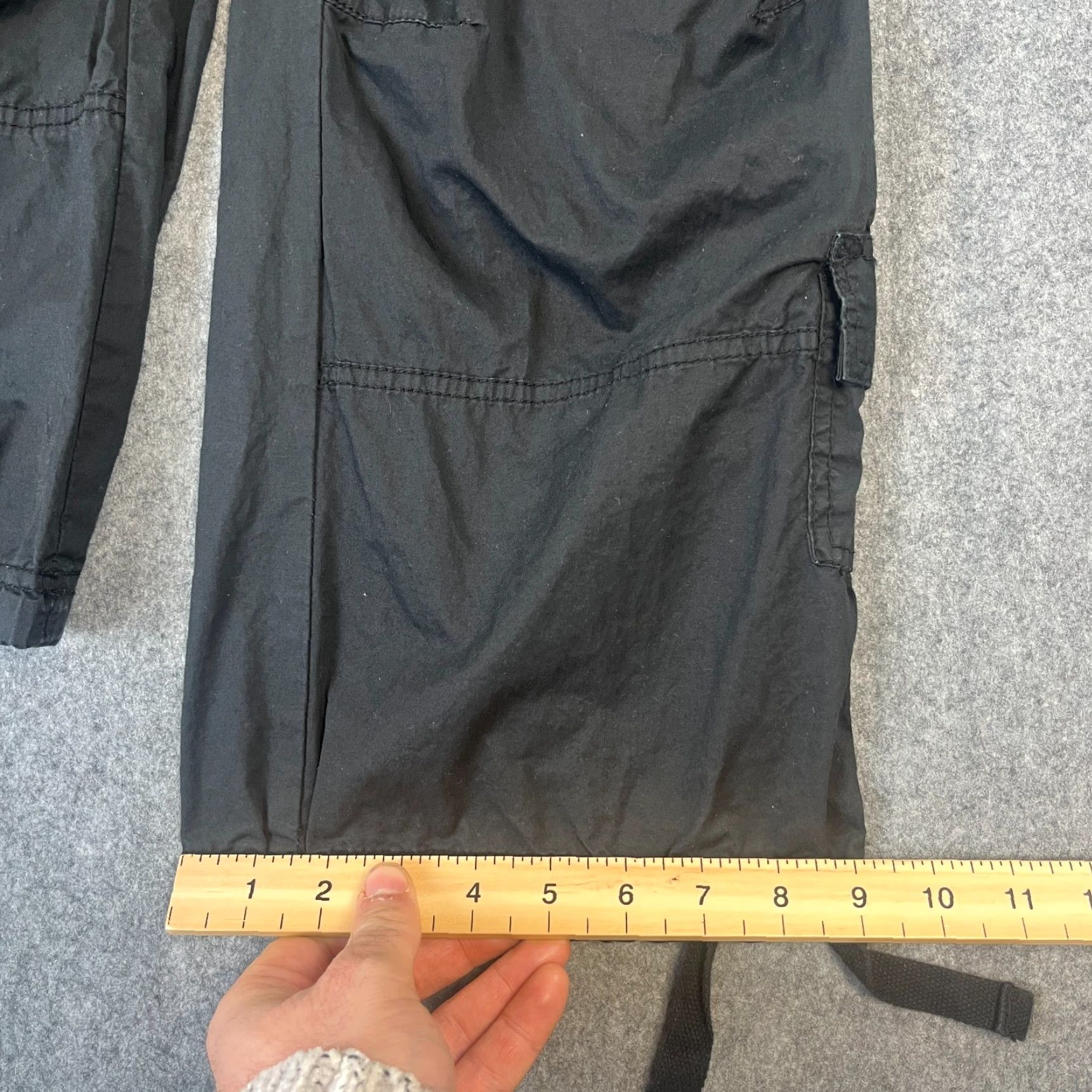 Champion Champion Mens Cargo Pants Combat Baggy Relaxed Fit 34 32 JJB Staff Large Black Size US 33 - 4 Thumbnail