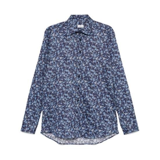 Etro ETRO Men Long Tops 99SAEB7 MRIB0001 X0883 BLUE Size US M / EU 48-50 / 2 - 1 Thumbnail
