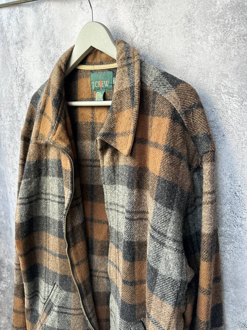 J.Crew !RARE! J. Crew Oarsman Plaid Overshirt Jacket Plaid Wool Size US XL / EU 56 / 4 - 6 Thumbnail