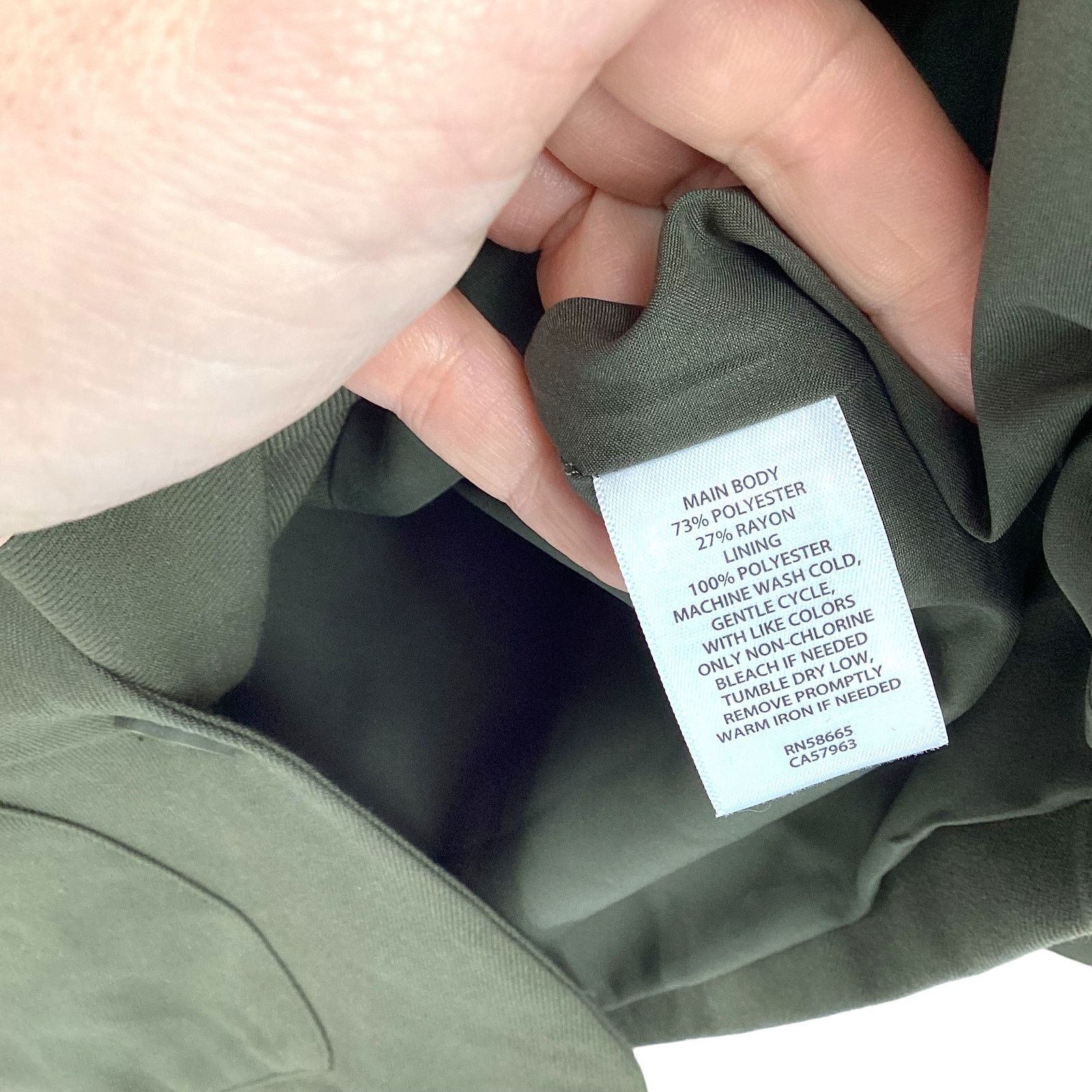 Treasure & Bond Treasure & Bond Green Button Up Utility Shacket Large NWOT Size L / US 10 / IT 46 - 5 Thumbnail