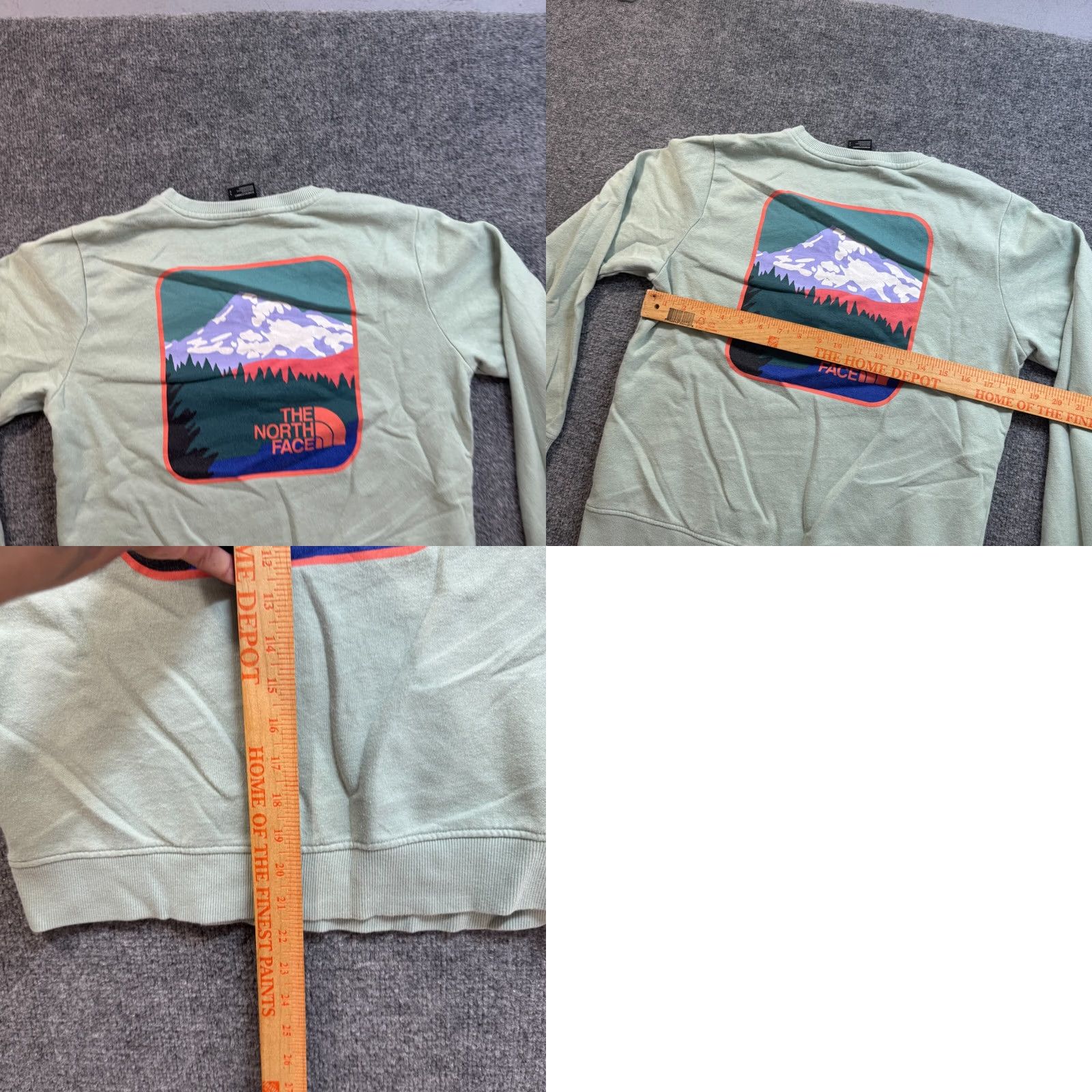 The North Face THE NORTH FACE Sweatshirt Womens Medium Half Dome Green Lightweight Pullover Size M / US 6-8 / IT 42-44 - 9 Thumbnail