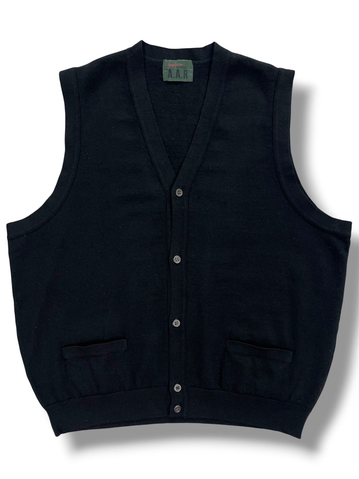 Yohji Yamamoto Yohji Yamamoto A.A.R Sleeveless Cardigan Size US M / EU 48-50 / 2 - 1 Thumbnail