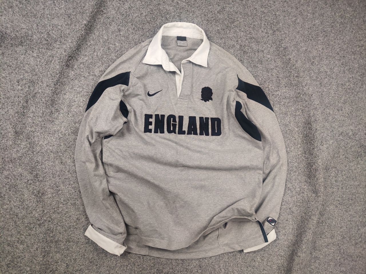 Nike Vintage Nike England Rugby Gray Long sleeve jersey Size US XL / EU 56 / 4 - 1 Thumbnail