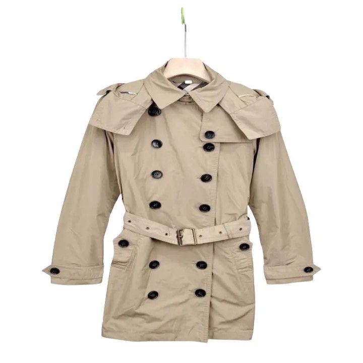 Burberry Burberry Double-Breasted Hooded Trench Coat Size US S / EU 44-46 / 1 - 1 Thumbnail