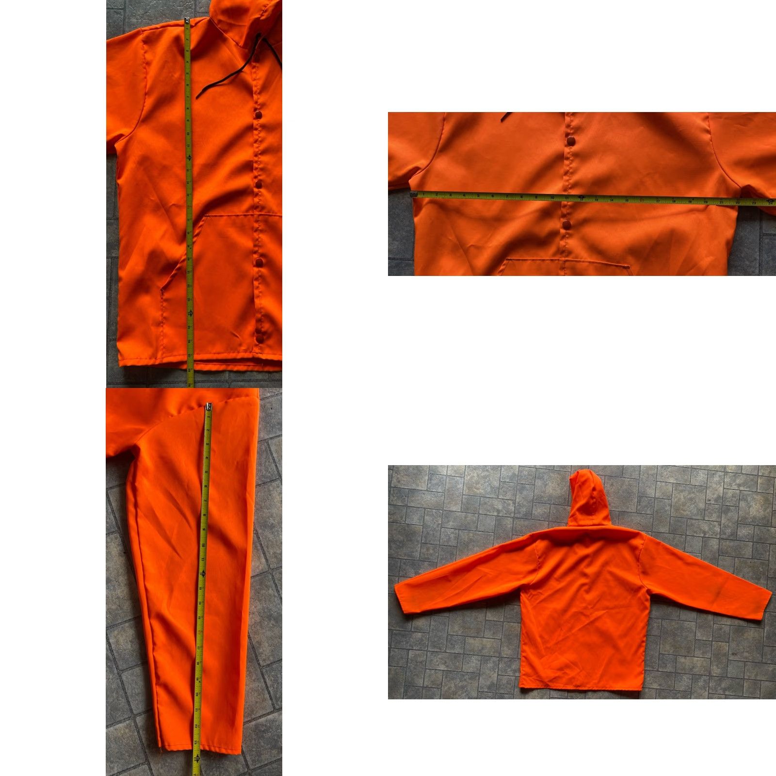 Hunter VINTAGE Sno King Orange Snap Jacket Men’s M Polyester Made In USA Hunter Size US M / EU 48-50 / 2 - 9 Thumbnail