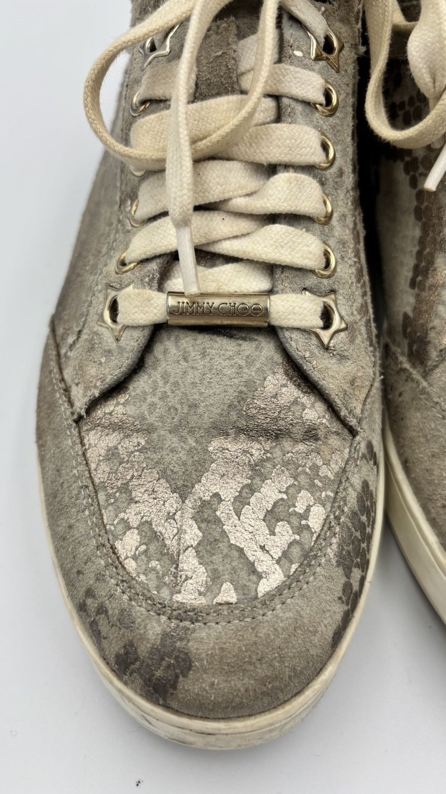 Jimmy Choo Jimmy Choo Suede Trainers snake print Size 36 Size US 6 / IT 36 - 5 Thumbnail