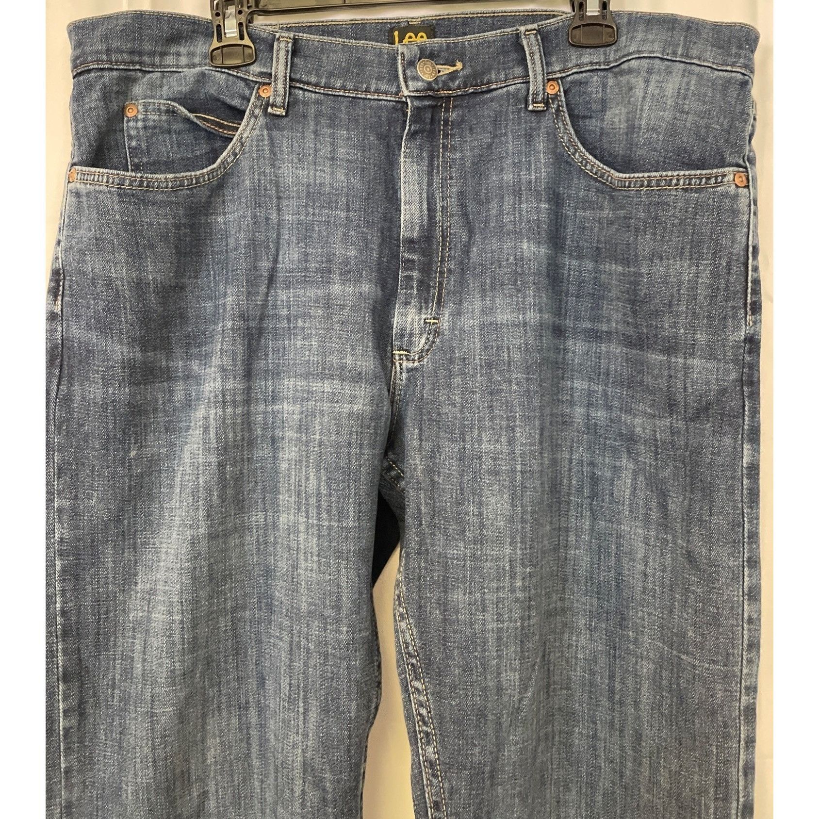 Lee Lee Men's Blue Jeans Regular Fit Size 38 x 34 SKU 5748 Size US 38 / EU 54 - 3 Thumbnail