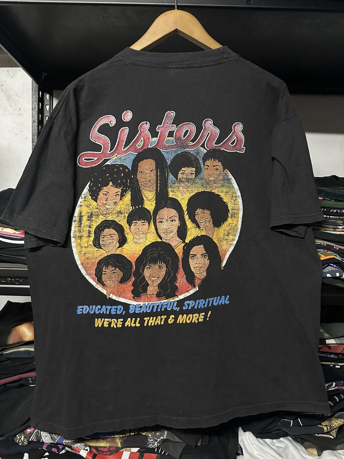 Rap Tees Vintage 90s Million Woman March Sister Faded Rap Tee Size US XXL / EU 58 / 5 - 2 Thumbnail