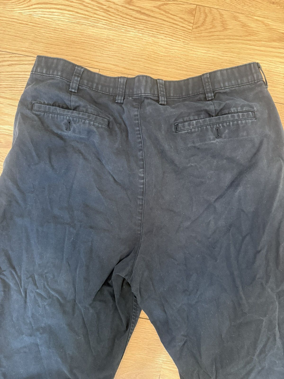 Gap Gap Modern Pleated Khakis – Baggy Fit – Black (38W 32L) Size US 38 / EU 54 - 6 Thumbnail
