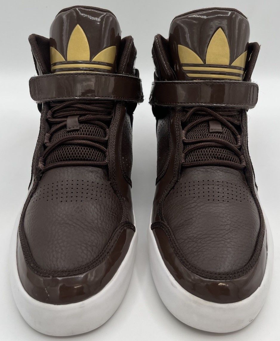 Adidas Adidas Adi-Rise Mid Men’s Size 8 Shoes Dark Brown Leather Size US 8 / EU 41 - 1 Thumbnail