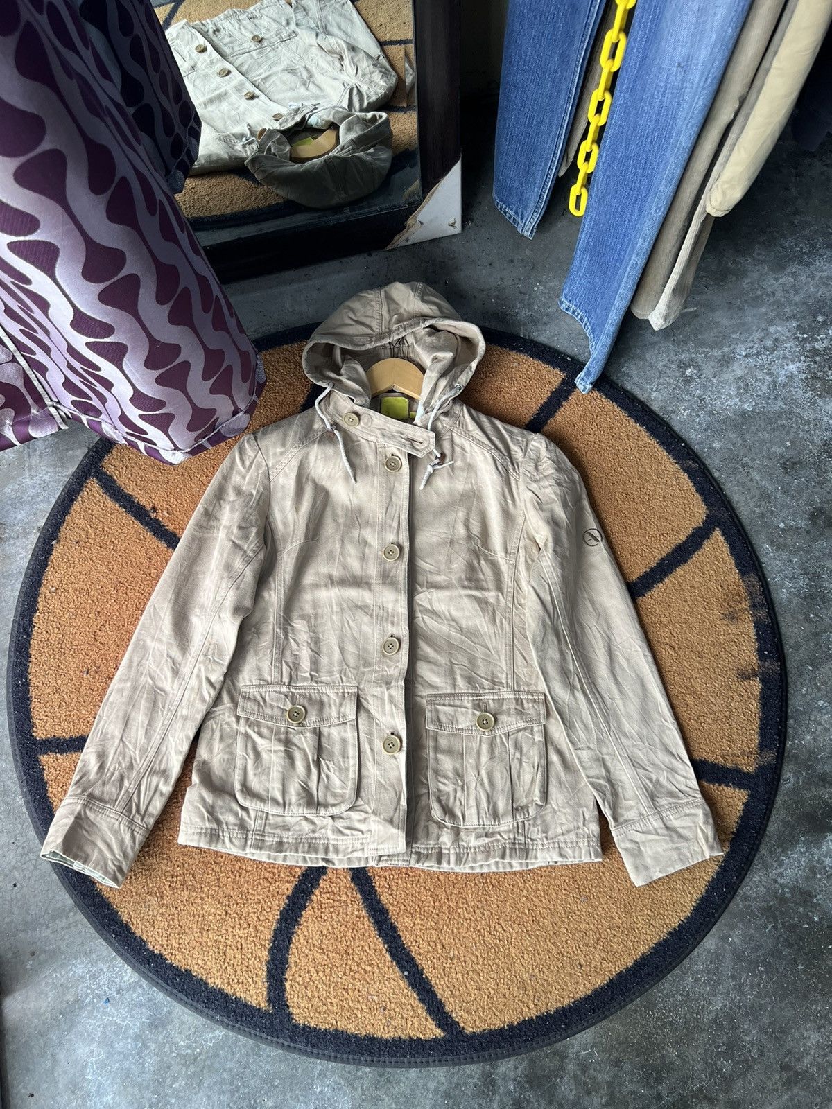 Aigle 🔥Aigle Button Jacket With Hoodie Size M / US 6-8 / IT 42-44 - 1 Thumbnail