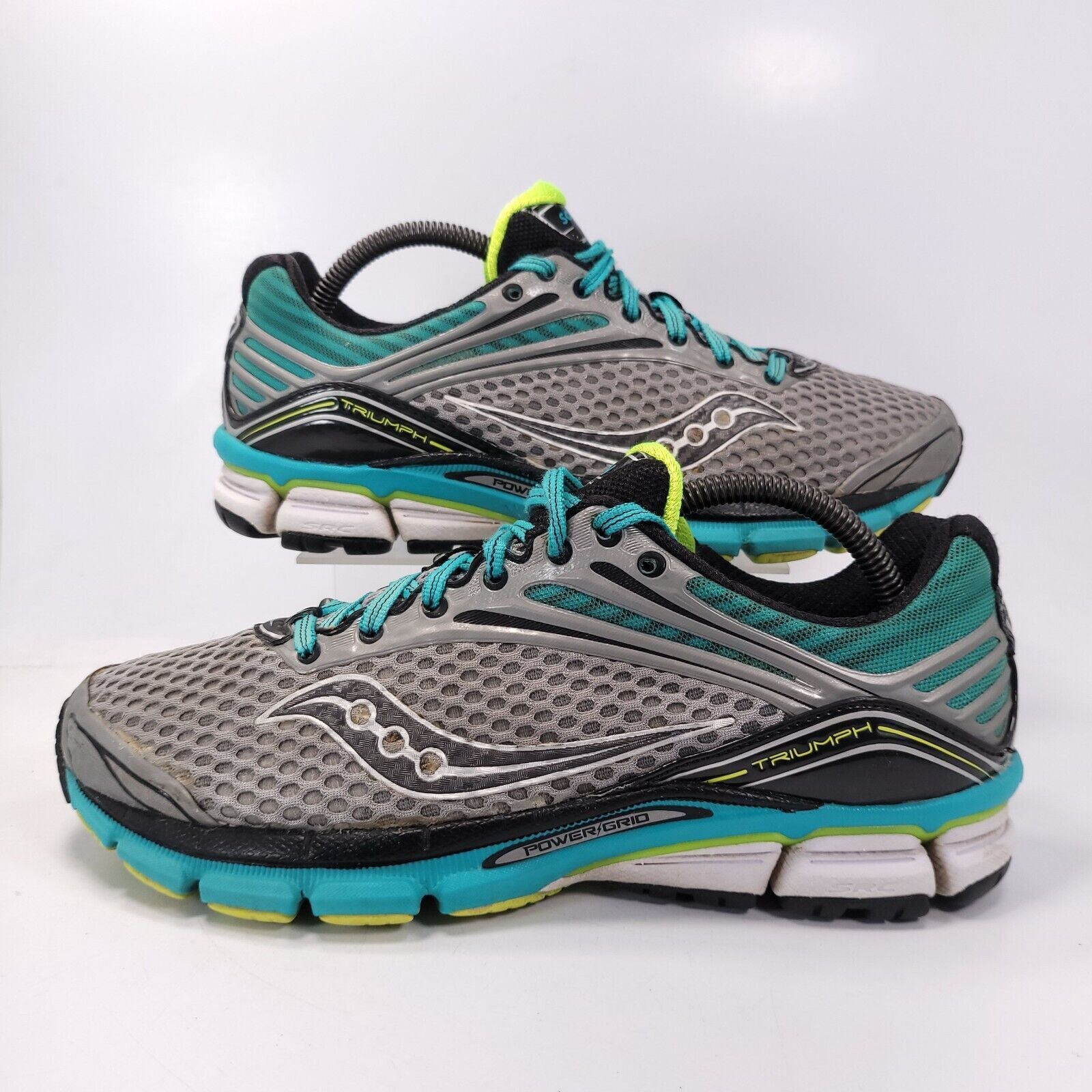 Saucony Saucony Triumph 11 Shoe Womens Size 10 S10223-4 Gray Green Size US 10 / IT 40 - 5 Thumbnail