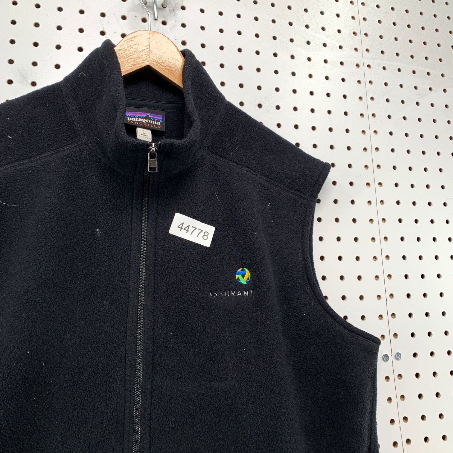 Patagonia Patagonia Synchilla Vest Mens Large Black Fleece Sleeveless Jacket ASSURANT Size US L / EU 52-54 / 3 - 7 Thumbnail
