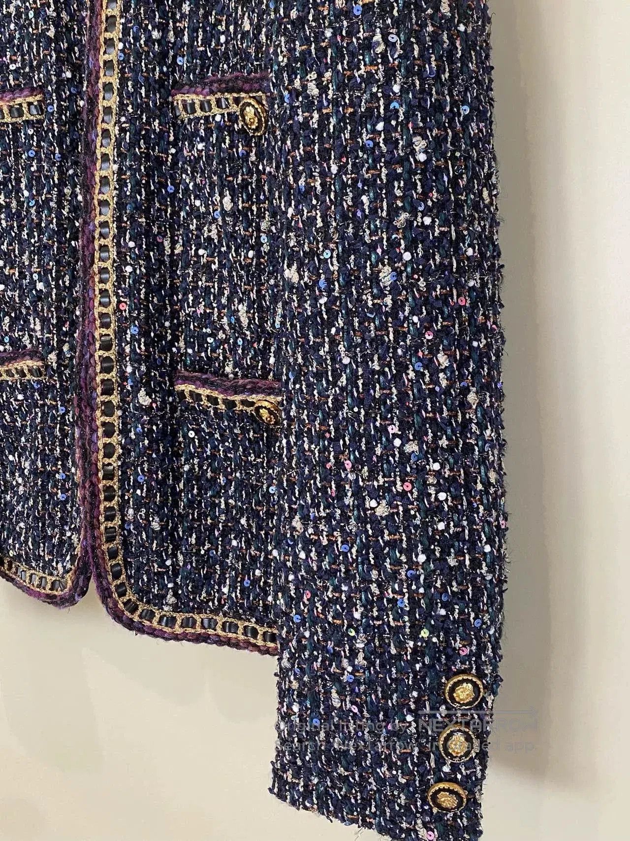 Chanel Chanel 21A Castle Berry Embroidered Jacket. Size US L / EU 52-54 / 3 - 3 Thumbnail