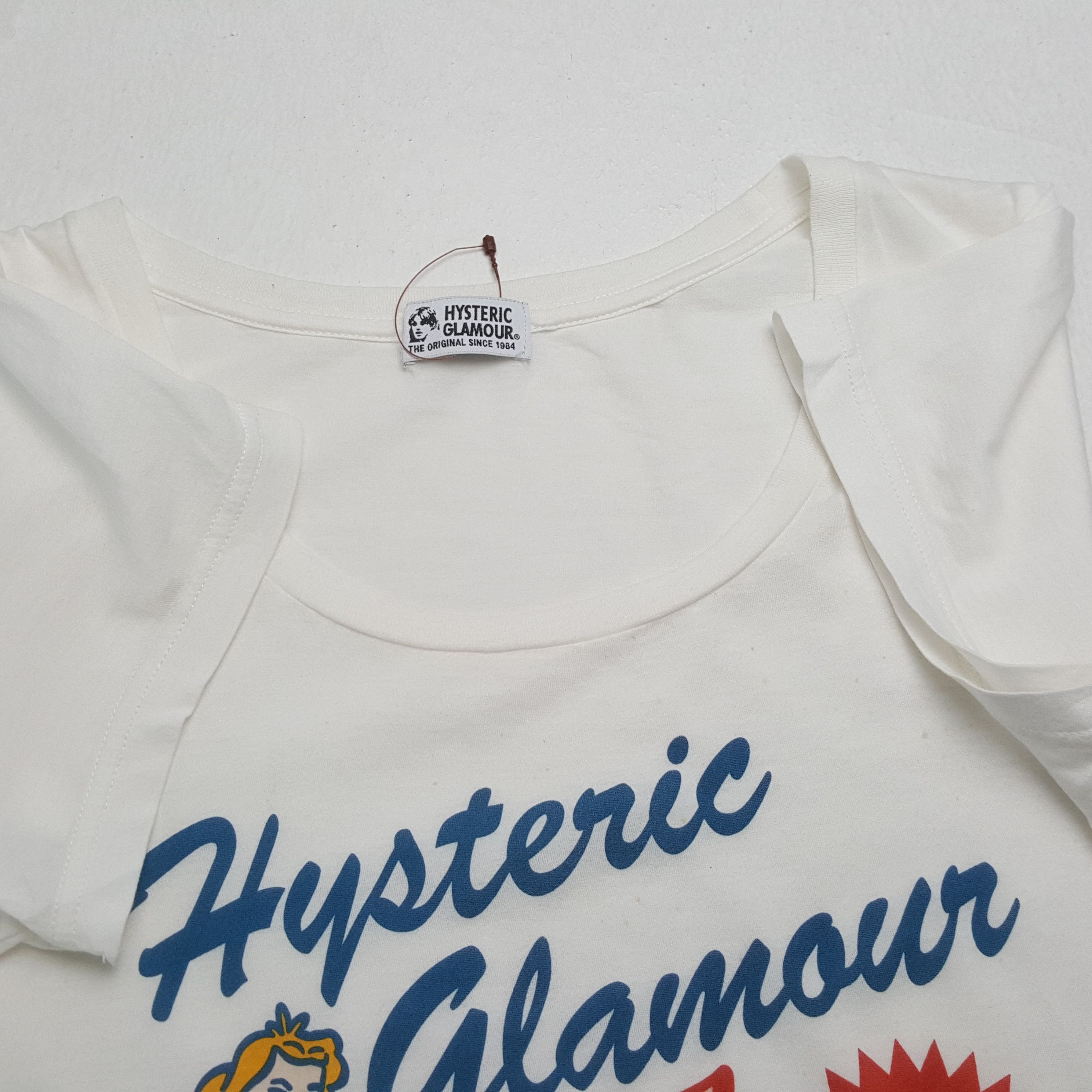 Hysteric Glamour × Japanese Brand × Vintage Vintage HYSTERIC GLAMOUR Japanese Fashion Brand T-Shirts Size XS / US 0-2 / IT 36-38 - 6 Thumbnail