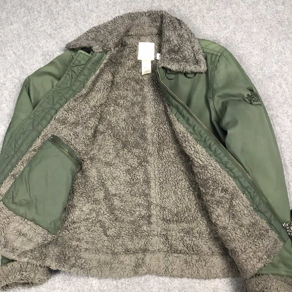 Diesel × Japanese Brand DIESEL MILITARY STYLE BOMBER ZIPPER JACKET Size US S / EU 44-46 / 1 - 14 Thumbnail
