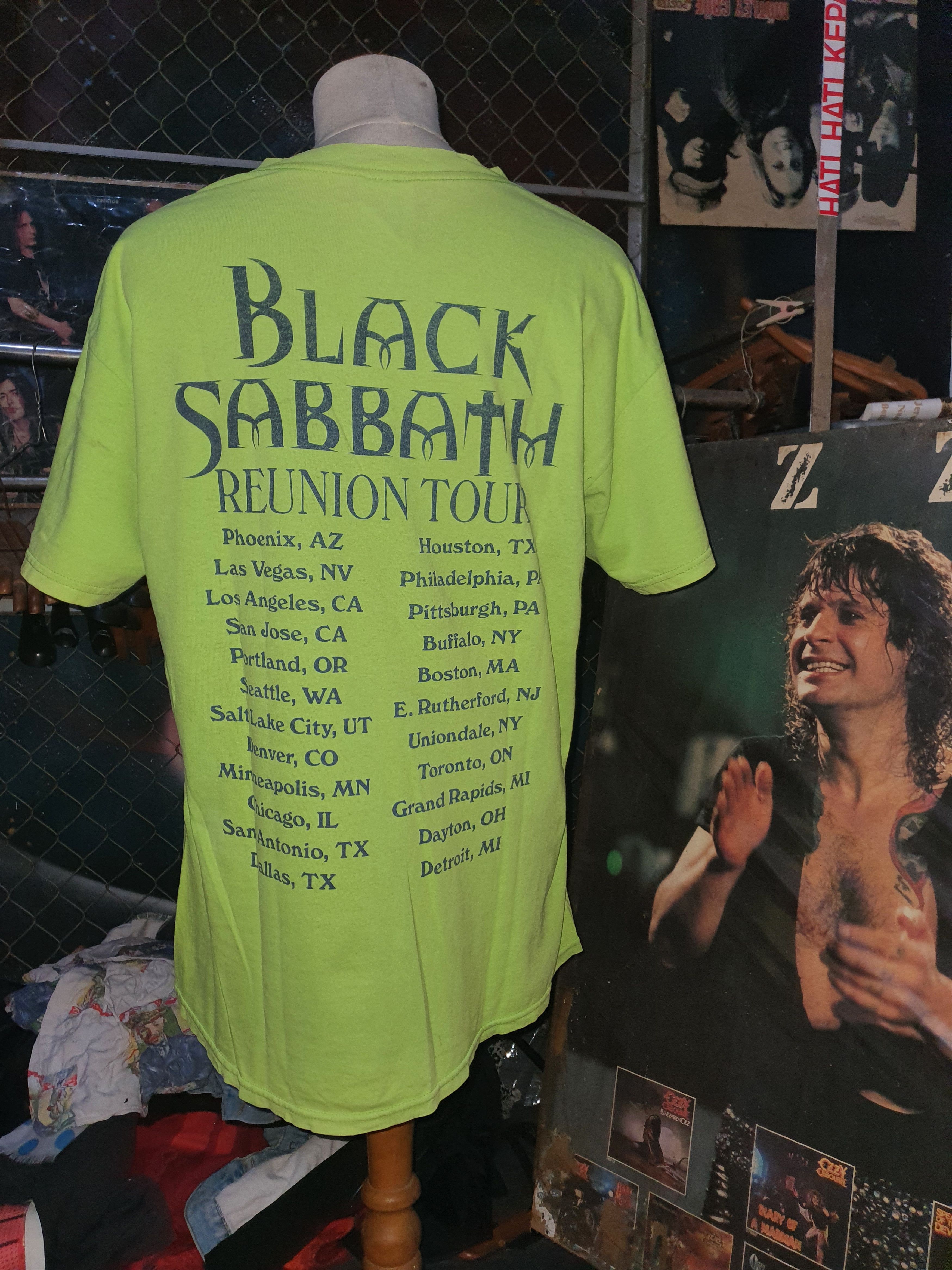 Black Sabbath × Ozzy Osbourne 🌈90s Rare Black Sabbath L ☠️ Size US L / EU 52-54 / 3 - 5 Thumbnail