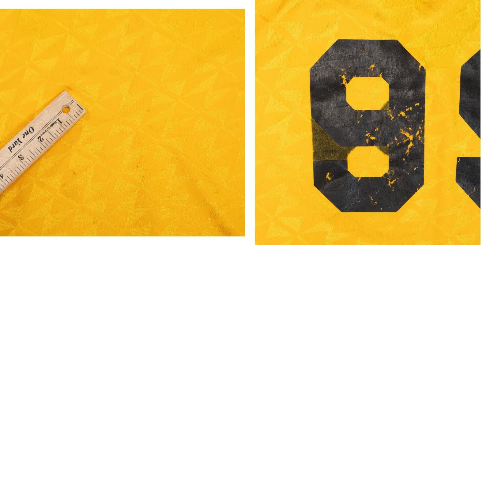 Vintage VINTAGE Swansboro Soccer Jersey Yellow M Medium Geometric Futbol USA 90s Sport Football Soccer Shirt Womens Mens Polo VTG Size US M / EU 48-50 / 2 - 10 Thumbnail