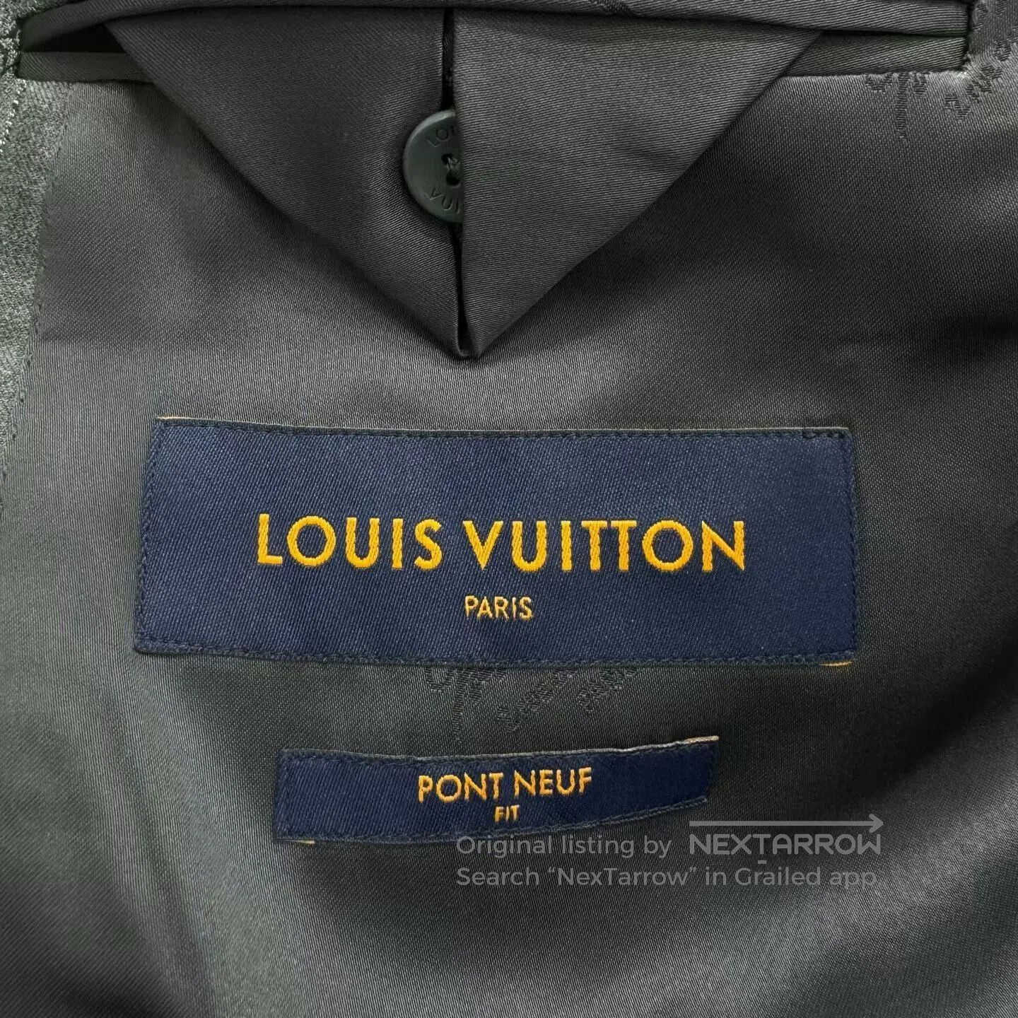 Louis Vuitton louis vuitton striped wool suit jacket. Size US XXL / EU 58 / 5 - 3 Thumbnail